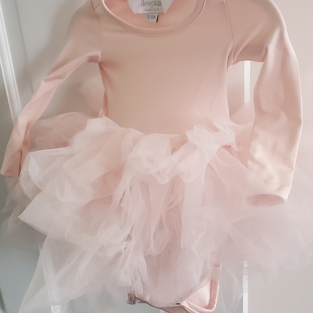 ILovePlum B.F.F. TUTU DRESS - size 6-12 months- worn once for photos lik…